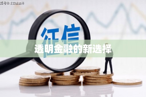阳春透明金融的新选择