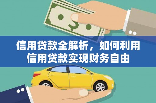 阳春信用贷款全解析，如何利用信用贷款实现财务自由