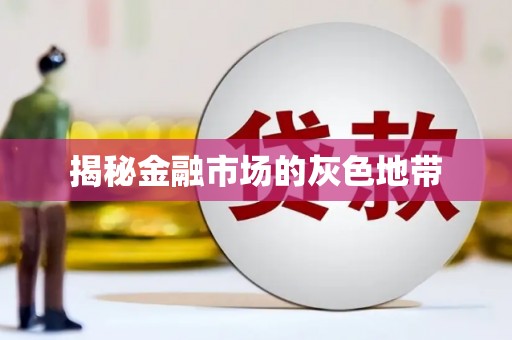 阳春揭秘金融市场的灰色地带