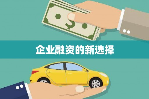 阳春企业融资的新选择