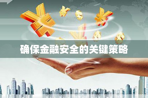 阳春确保金融安全的关键策略
